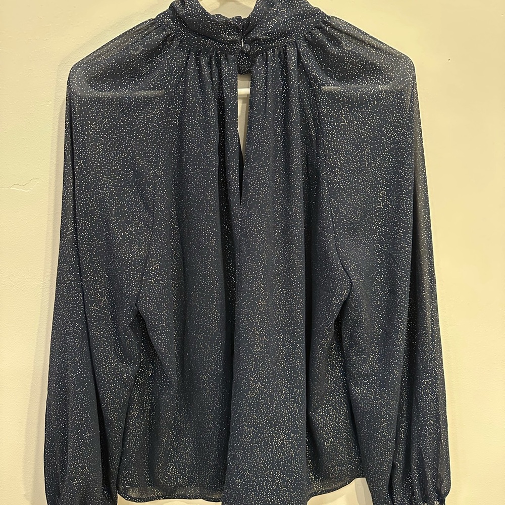 Banana Republic. Size M. Navy, black and gold. NWOT.